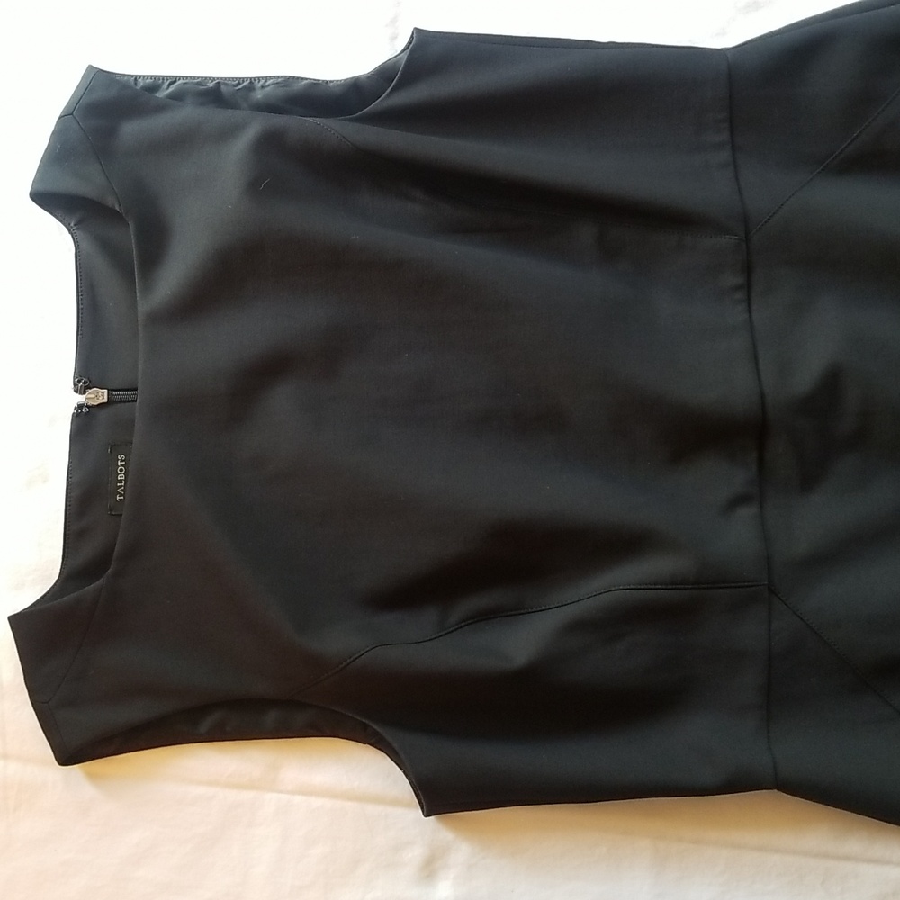 Talbots Basic Black Dress, Size 10, Lightly Worn,… - image 3